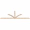Ekena Millwork Redmond Smooth Timber Gable Bracket, Douglas Fir, 108"W x 40"H x 1 1/2"D x 3 1/2"F, 9/12 Pitch GBW108X40X0204RED00SDF - alternate 4